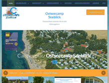 Tablet Screenshot of ostseecamp.de
